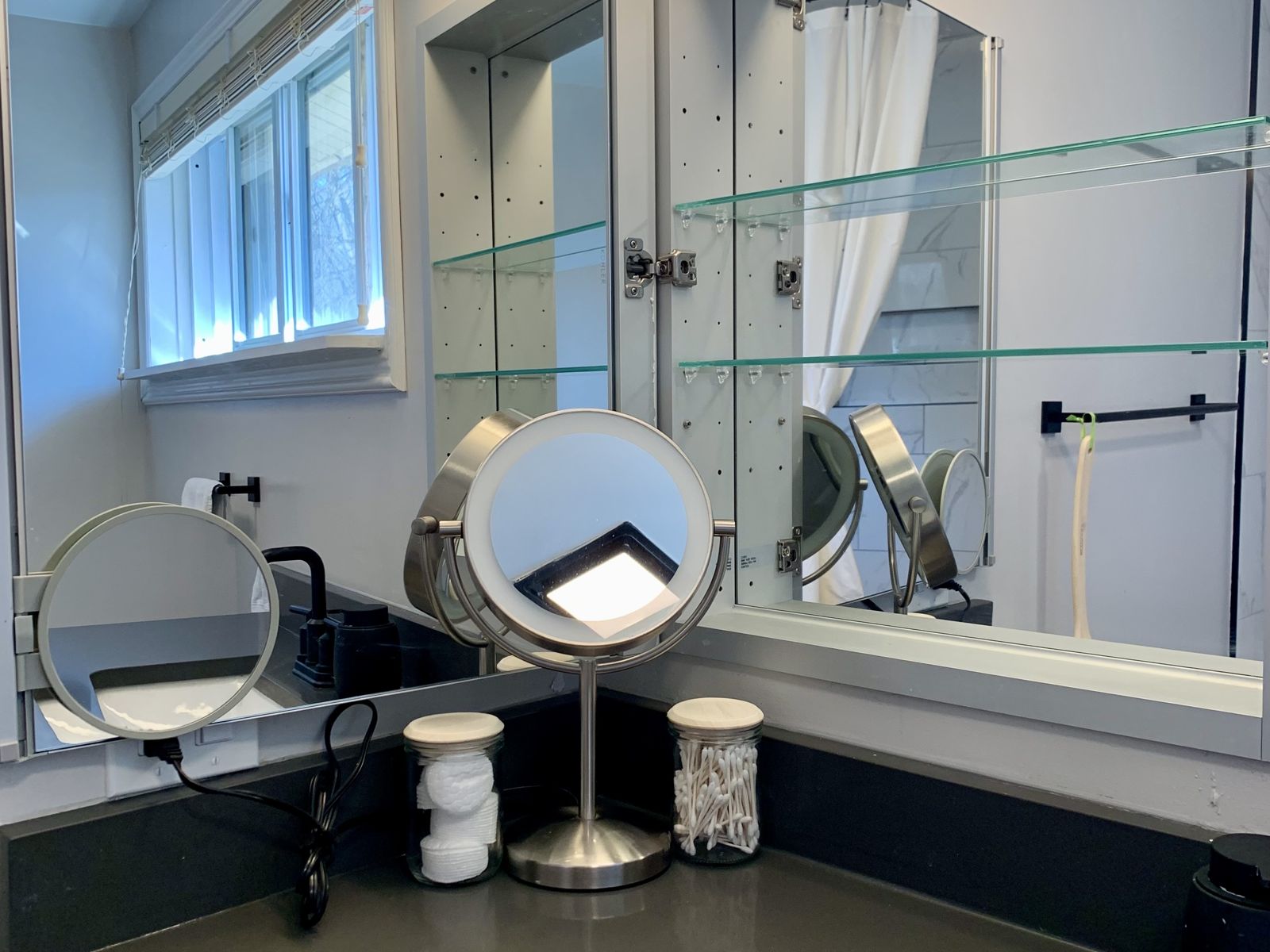 Bathroom 1 Beauty Bar — Urban Spa Retreat, Monroeville PA