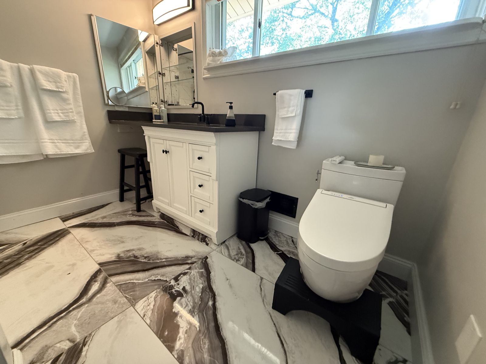 Bathroom Heated Floors Bidet Mirror — Urban Spa Retreat, Monroeville PA