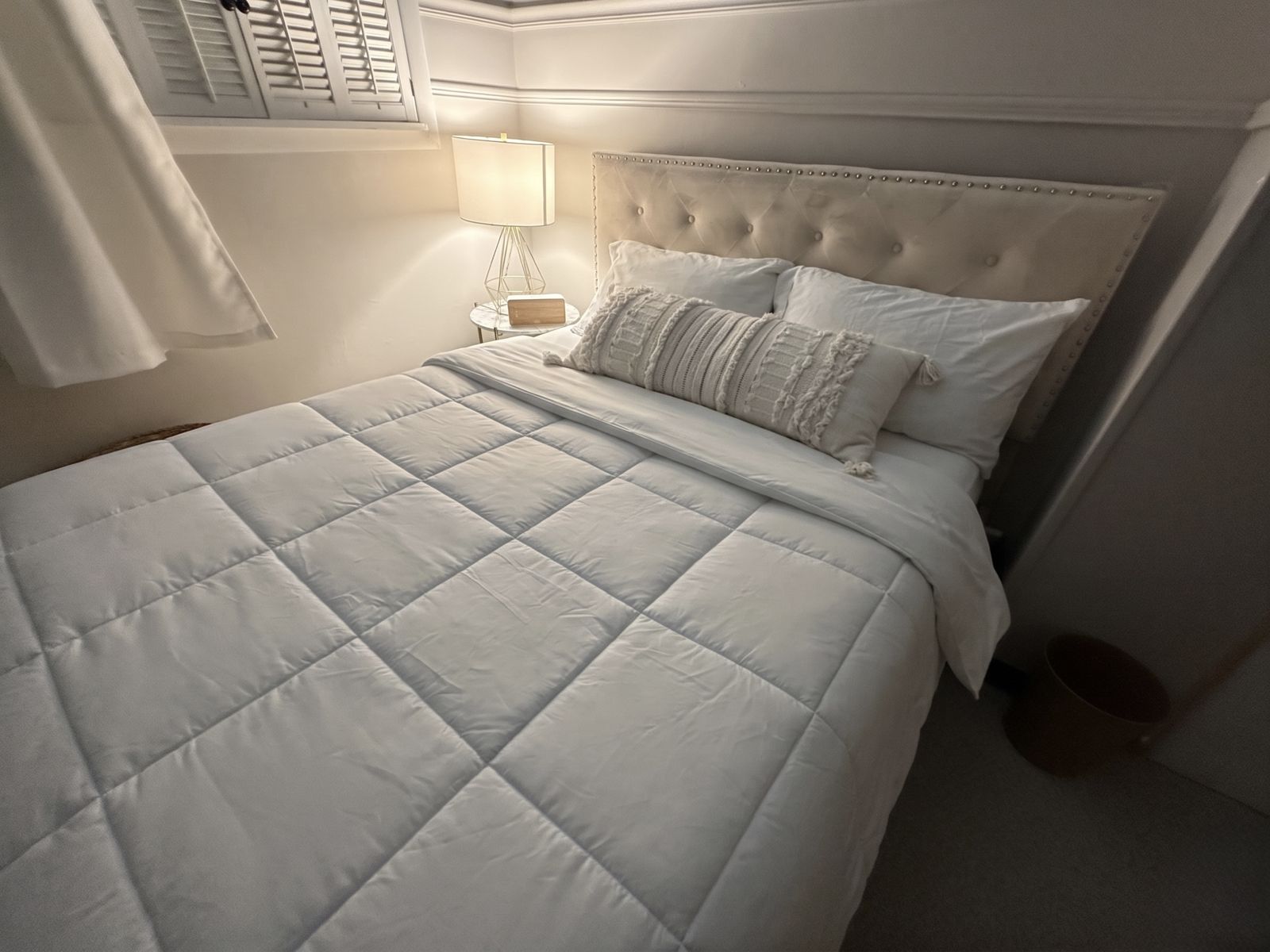 Full Bed Eight Sleep Bedroom — Urban Spa Retreat, Monroeville PA