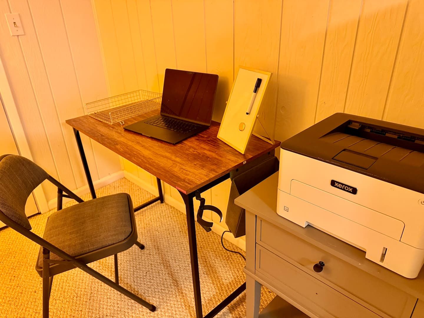 Work Station Printer Desk — Urban Spa Retreat, Monroeville PA